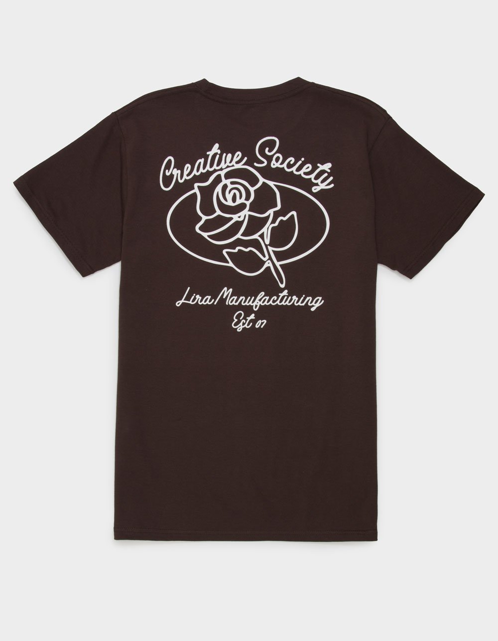 LIRA Rose Emblem Mens Tee - BROWN