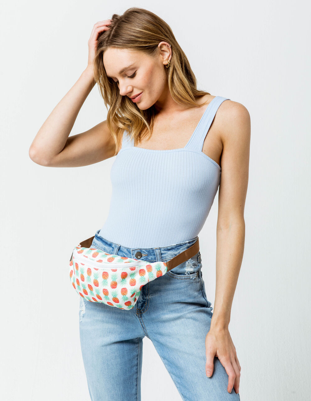 Pineapple Canvas Fanny Pack image number 3