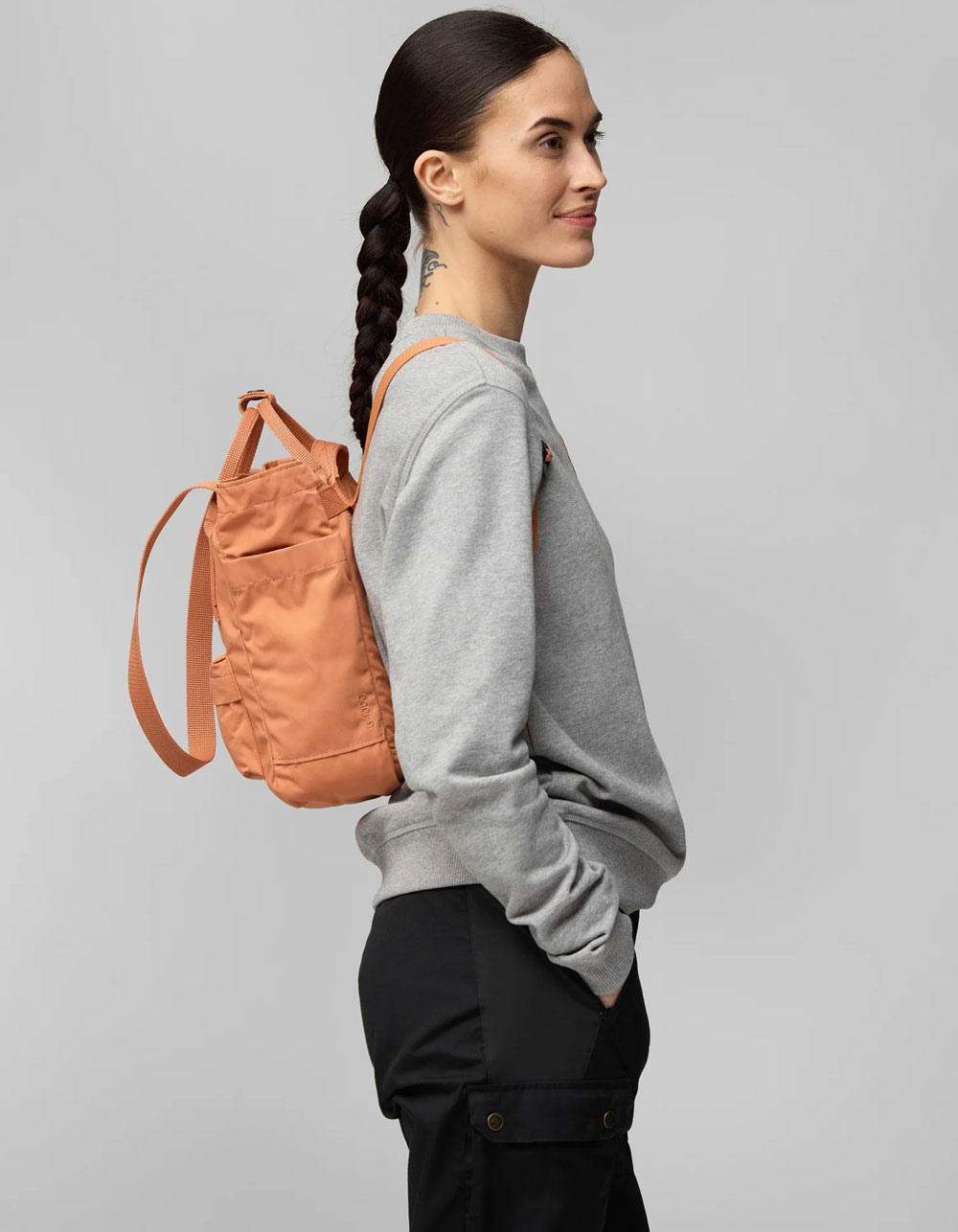 FJALLRAVEN Kånken Totepack Mini Backpack - DESERT BROWN