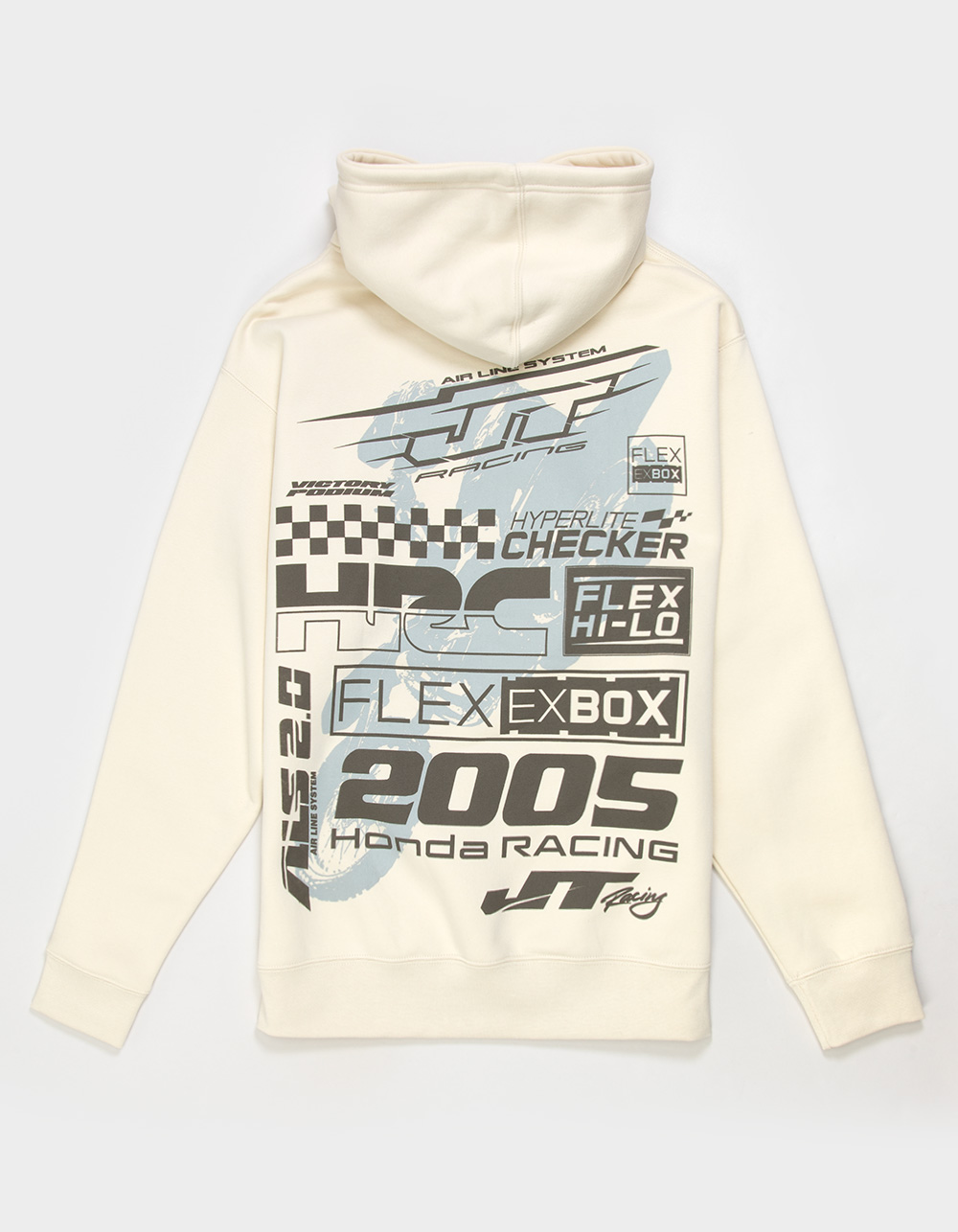 JT RACING x Honda Mens Hoodie - SAND