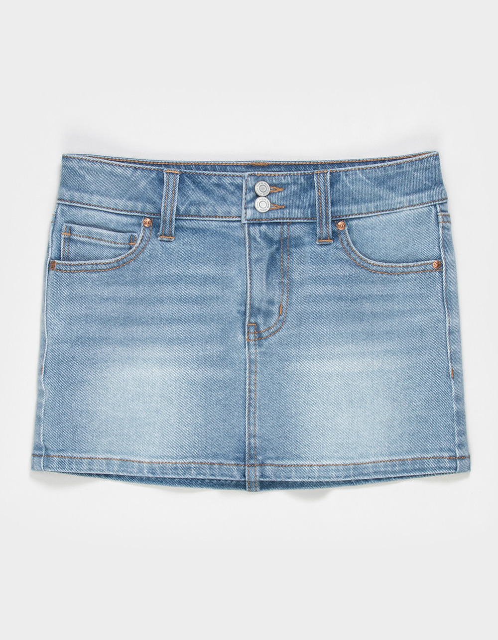 RSQ Girls Shell Denim Skort - MEDIUM WASH