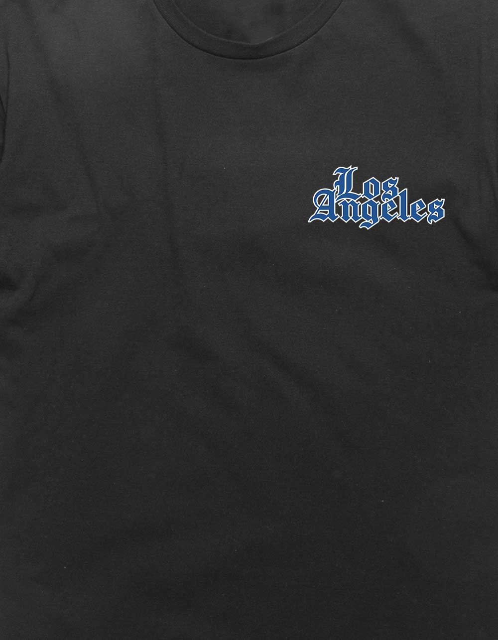 LOS ANGELES California Stack Unisex Tee - BLACK