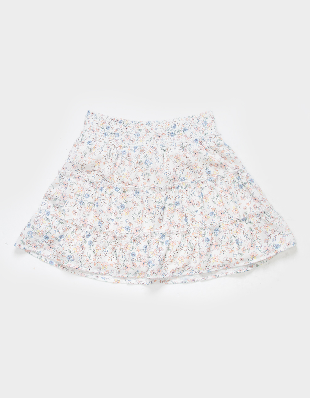 RSQ Girls Ditsy Tiered Skirt - Cream Combo | Tillys