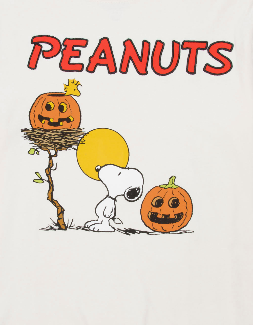 RSQ x Peanuts Pumpkins Mens Boxy Tee - OFF WHITE