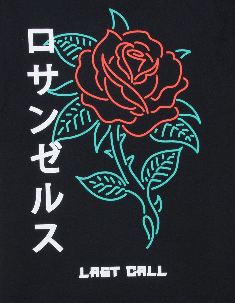 LAST CALL CO. Neon Boys Tee - BLACK