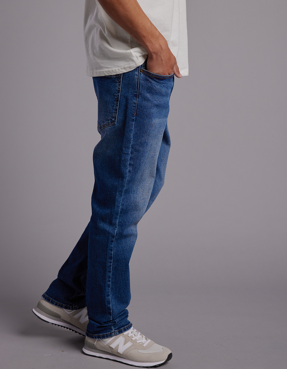 RSQ Mens Relaxed Taper Jeans - Dark Wash