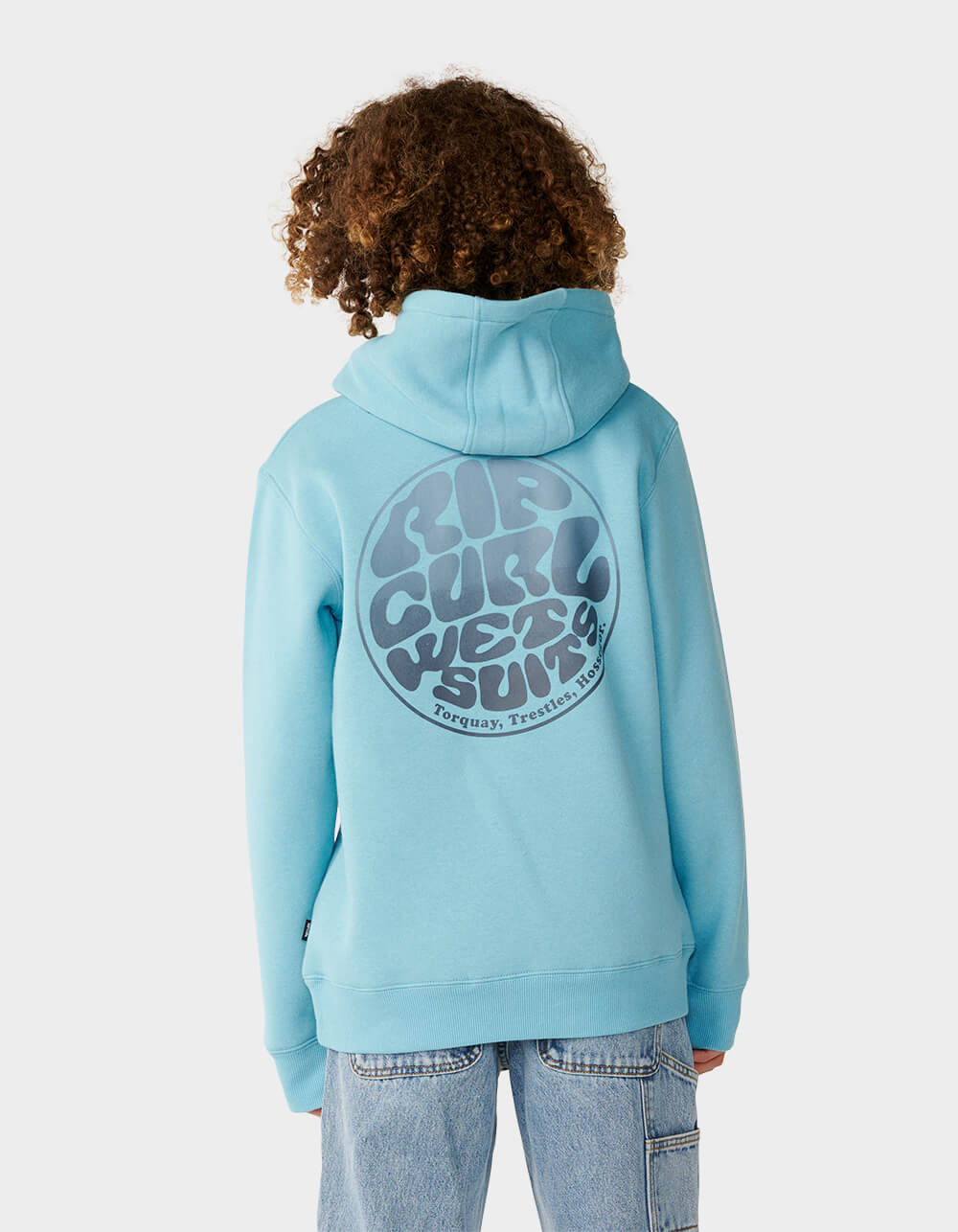 RIP CURL Wetsuit Icon Boys Hoodie - OCEAN