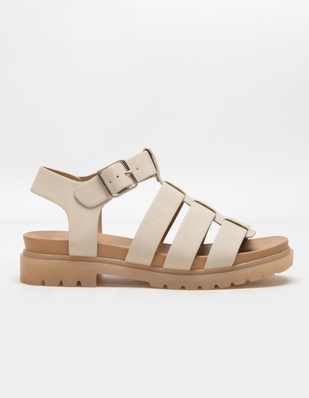 SODA Caged Ankle Strap Womens Sandals - BEIGE | Tillys