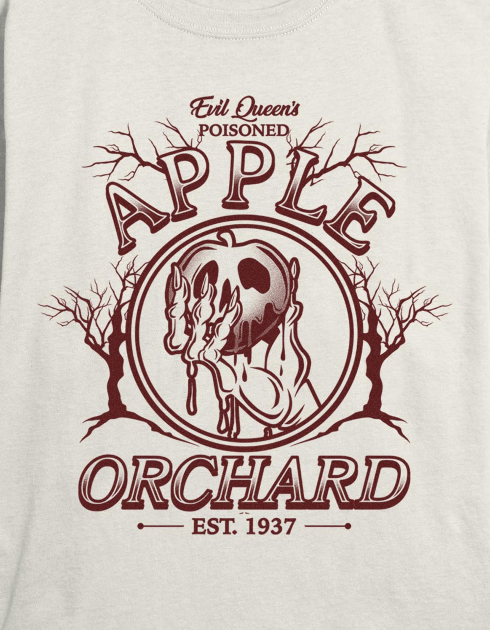 SNOW WHITE Poison Apple Orchard Poster Unisex Tee - CREAM