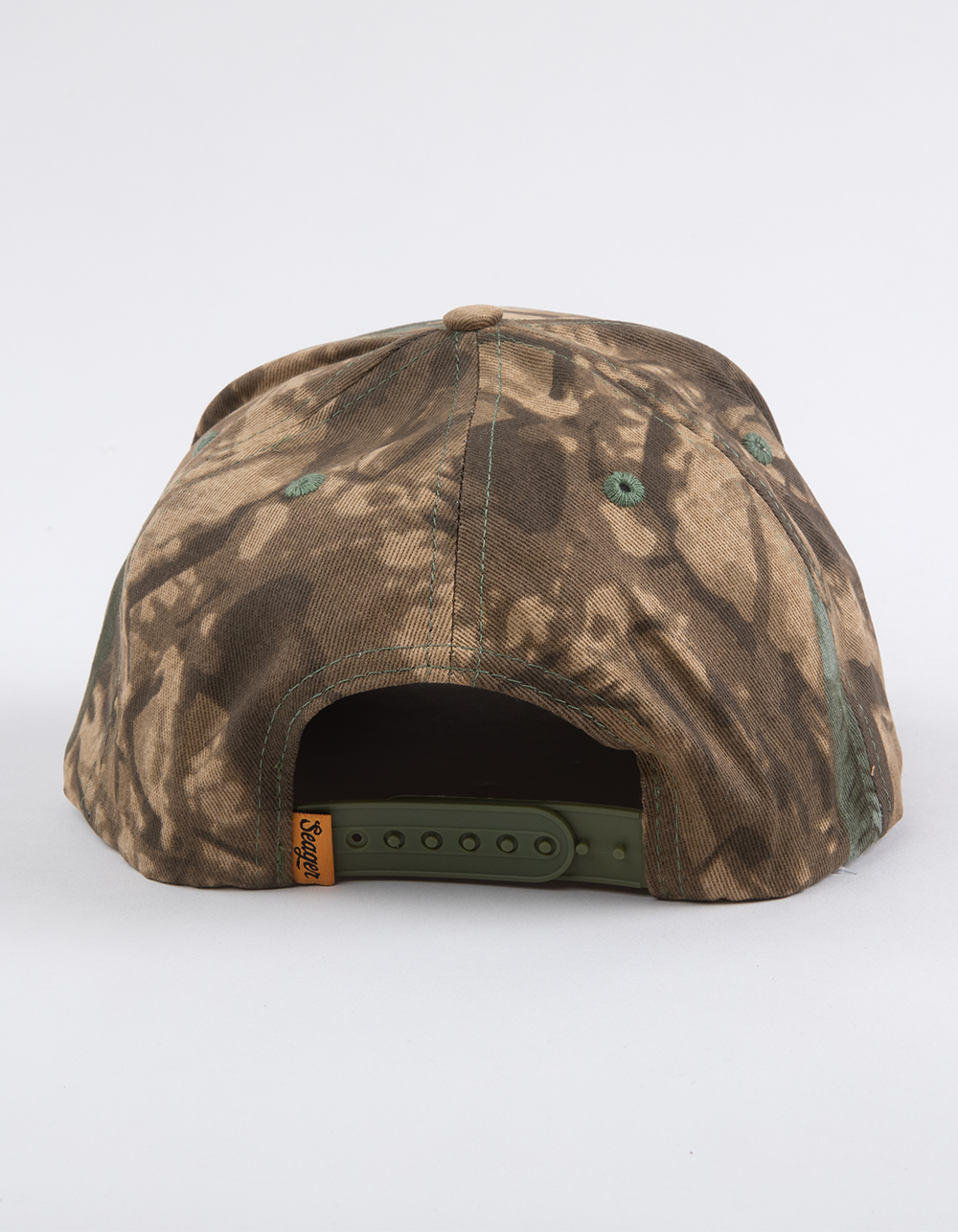 SEAGER Bradley Snapback Hat - CAMO GREEN