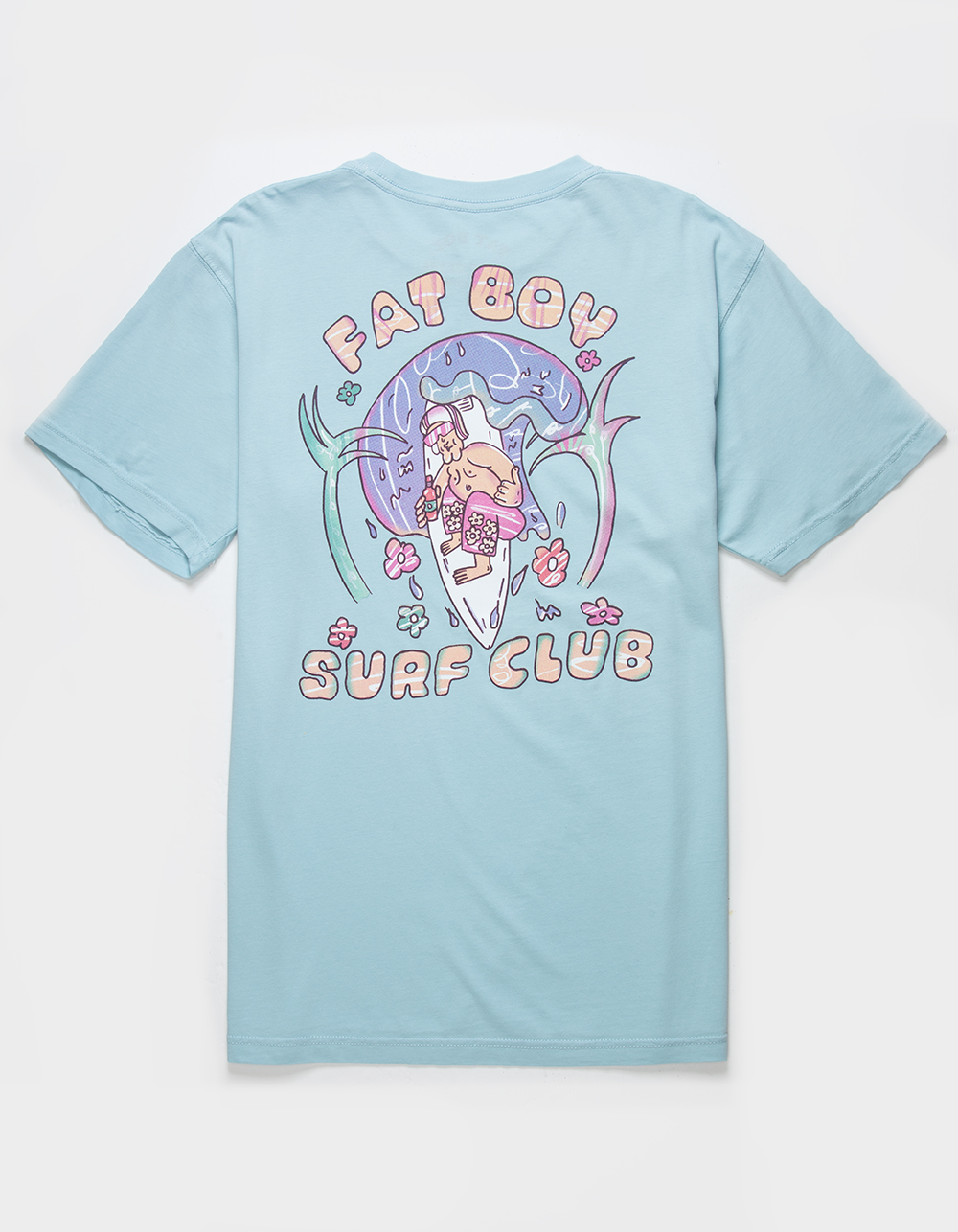 FAT BOY SURF CLUB Groovy Surfer Mens Tee LIGHT BLUE Tillys fat-boy-surf-club-groovy-surfer-mens-tee-light-blue-tillys