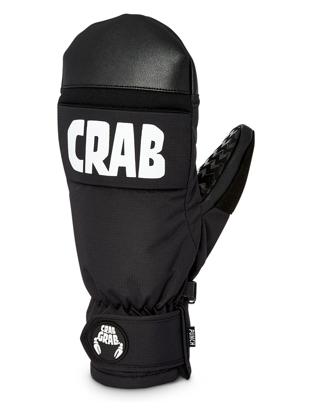 CRAB GRAB Punch Mitt Mittens BLACK Tillys