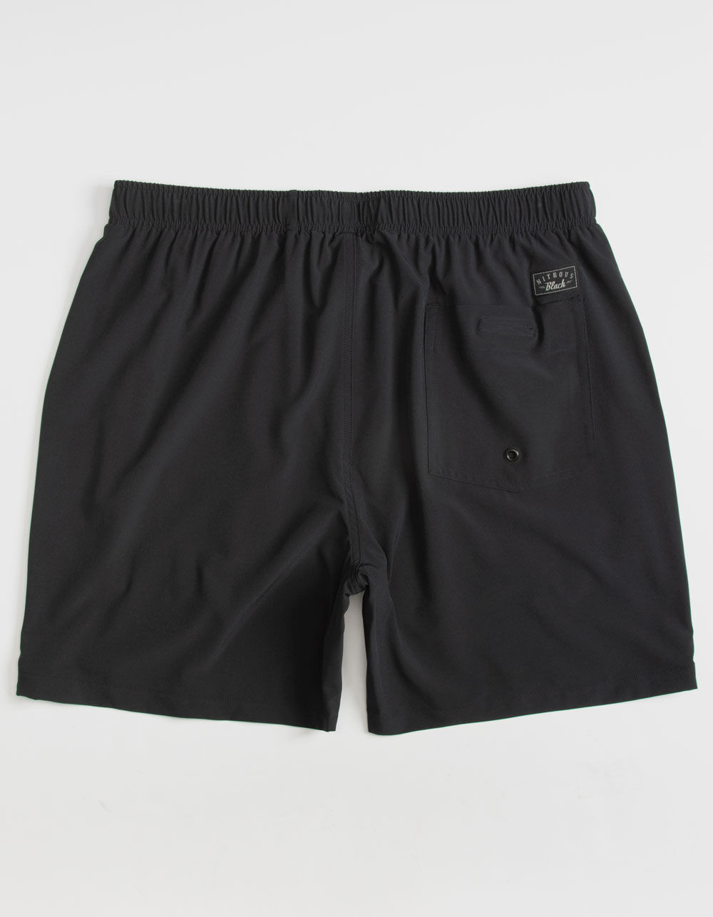 NITROUS BLACK Down Dog Mens Black Athletic Shorts BLACK Tillys