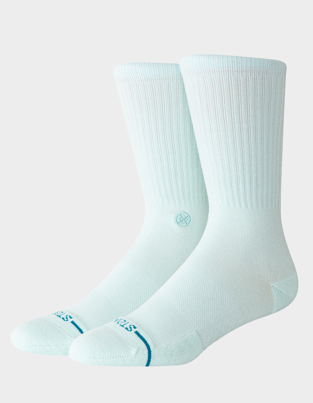 STANCE Icon Mens Crew Socks - LIGHT BLUE