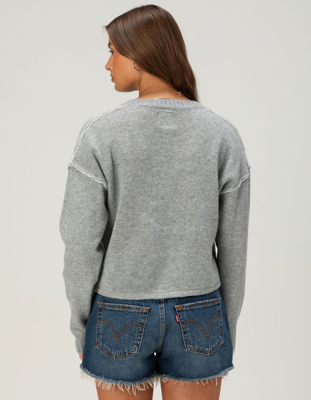O'NEILL OG Calder Womens Cardigan - GRAY