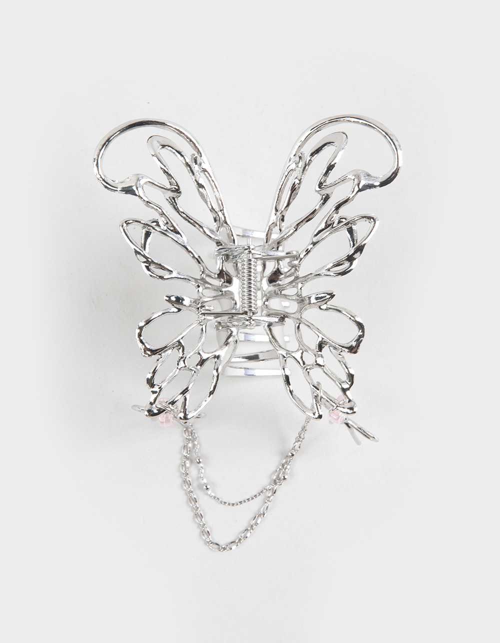 FULL TILT Metal Butterfly Claw Hair Clip - SILVER