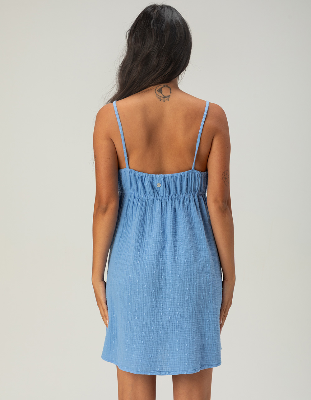 ROXY Late Night Womens Mini Dress - BLUE