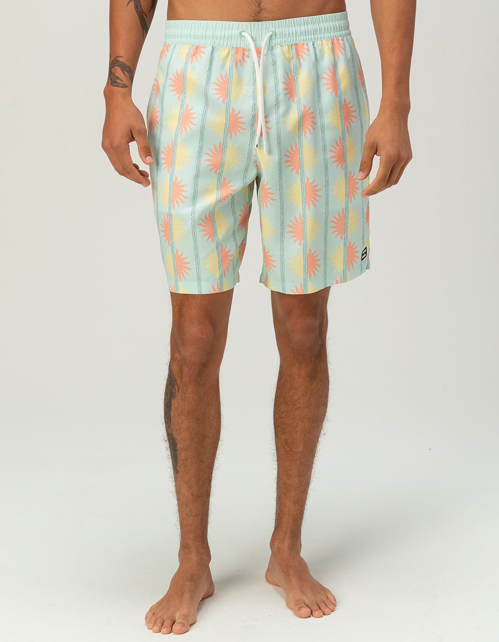 BILLABONG Shorey Print Mens Swim Trunks