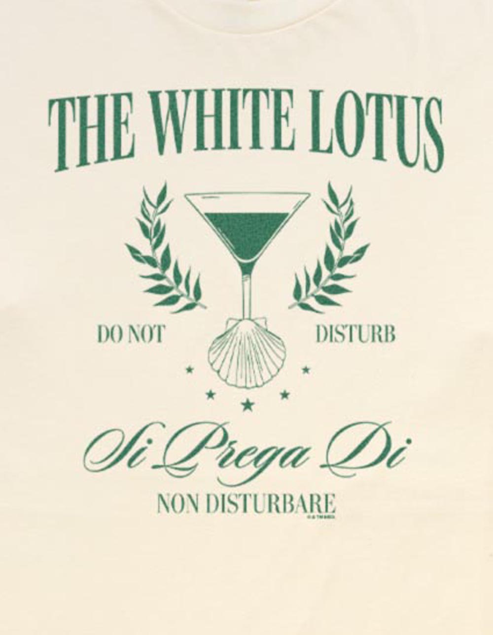THE WHITE LOTUS Do Not Disturb Unisex Tee - NATURAL
