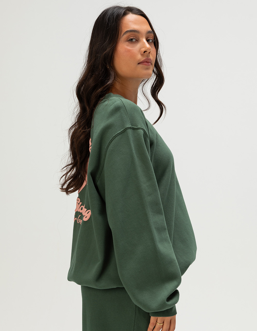 NECTAR CLOTHING Au Natural Womens Crewneck Sweatshirt - PINE