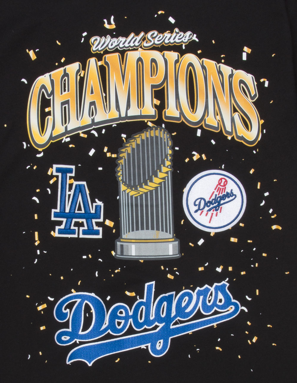 PRO STANDARD Los Angeles Dodgers World Series Champions Boys Tee - BLACK