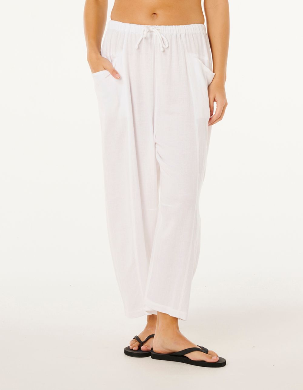 RIP CURL Vibe Surf Womens Barrel Pants - WHITE