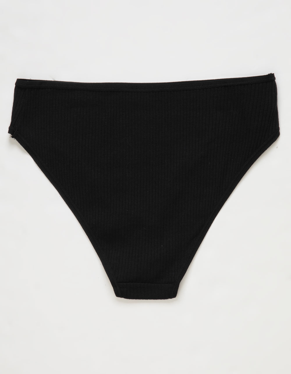 LOVE LIBBY Cotton Rib HighLeg Cheeky Panties BLACK Tillys