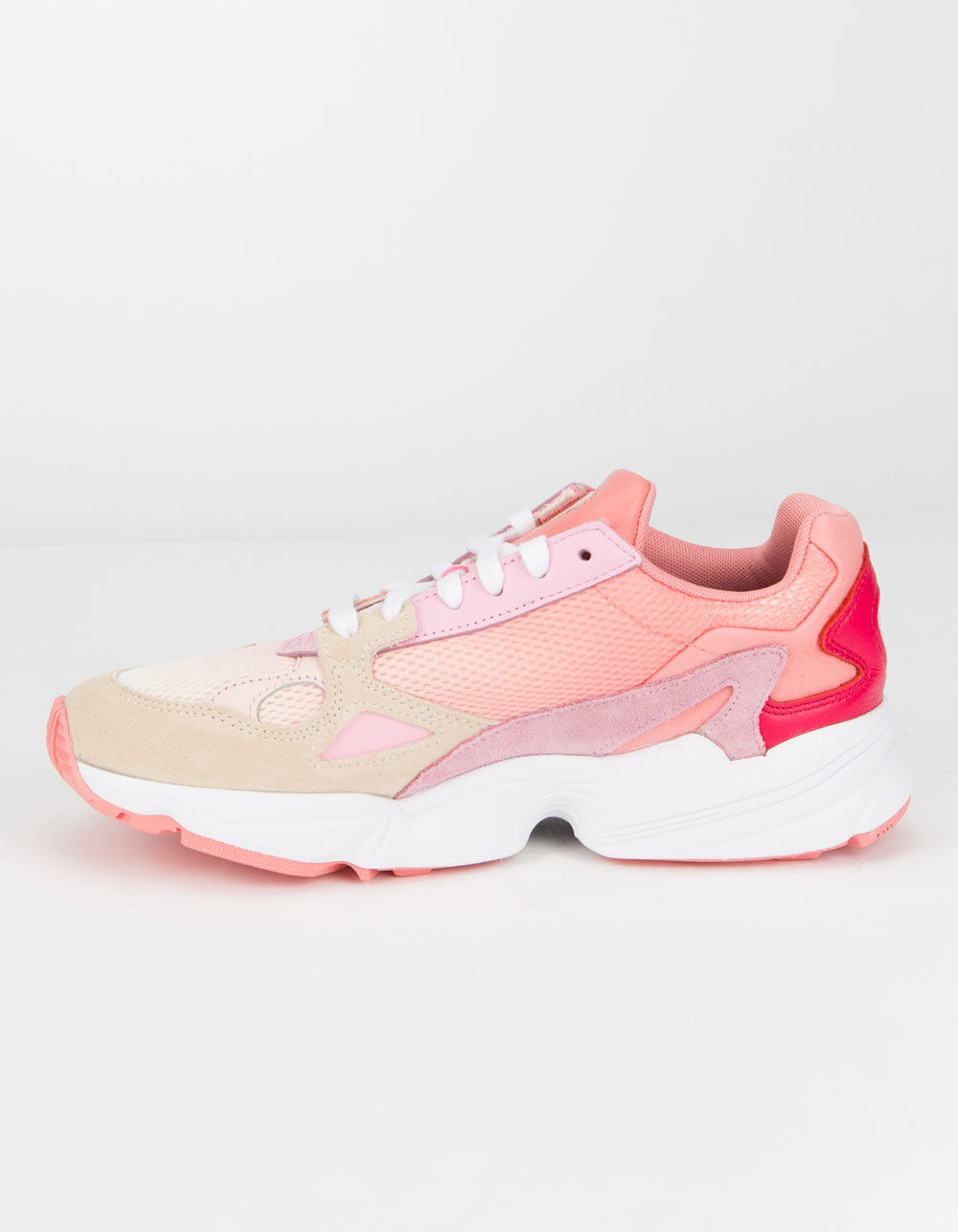 ADIDAS Falcon Ecru Tint & Icey Pink Womens Shoes image number 3