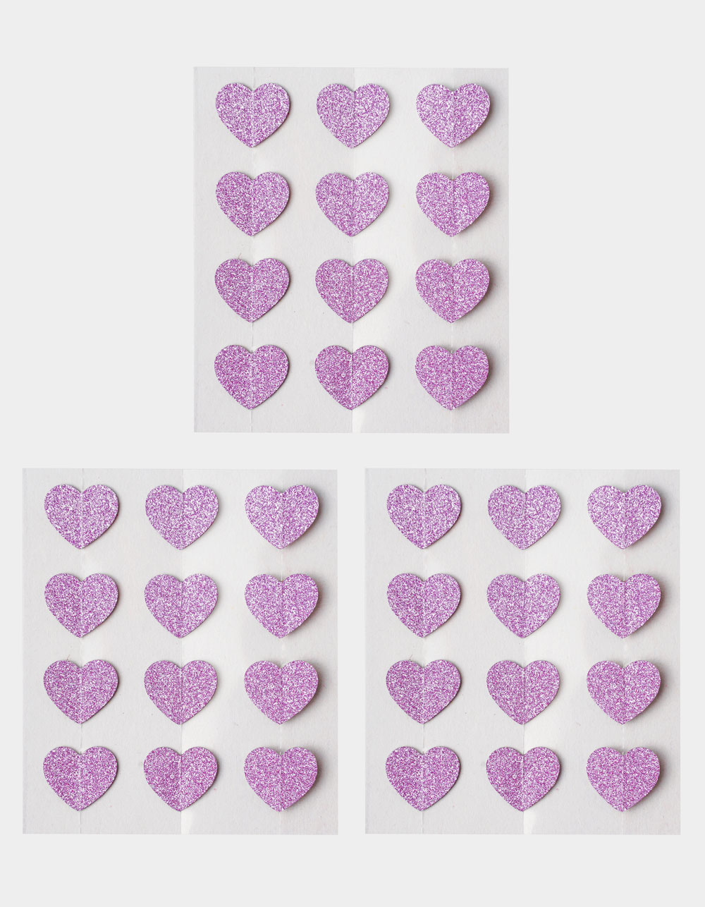 NEVER HAVE I EVER Shimmer Hearts Pimple Patch Gems - PINK