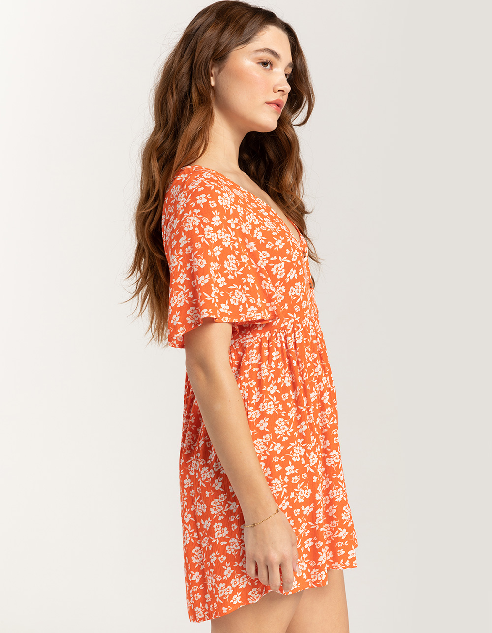 BILLABONG Spring Daze Womens Romper - CORAL