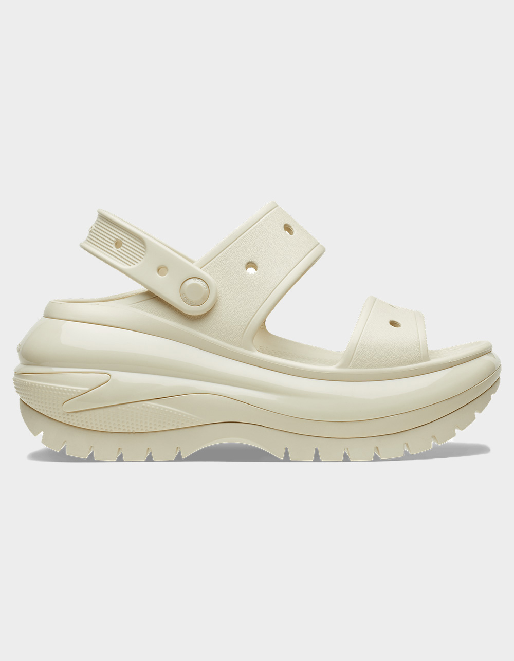 CROCS Mega Crush Womens Sandals - BONE