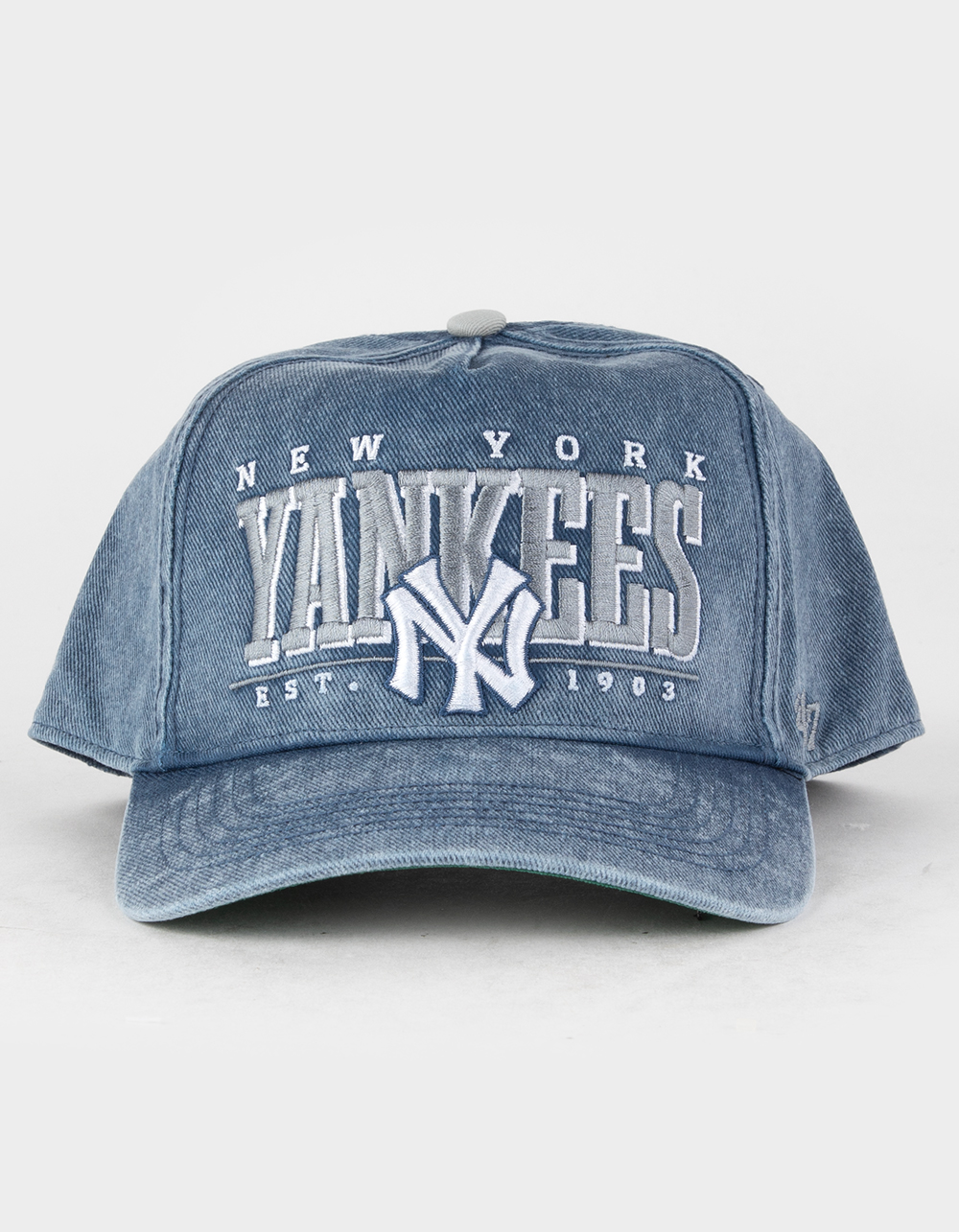 47 BRAND New York Yankees Hitch Snapback Hat - BLUE |
