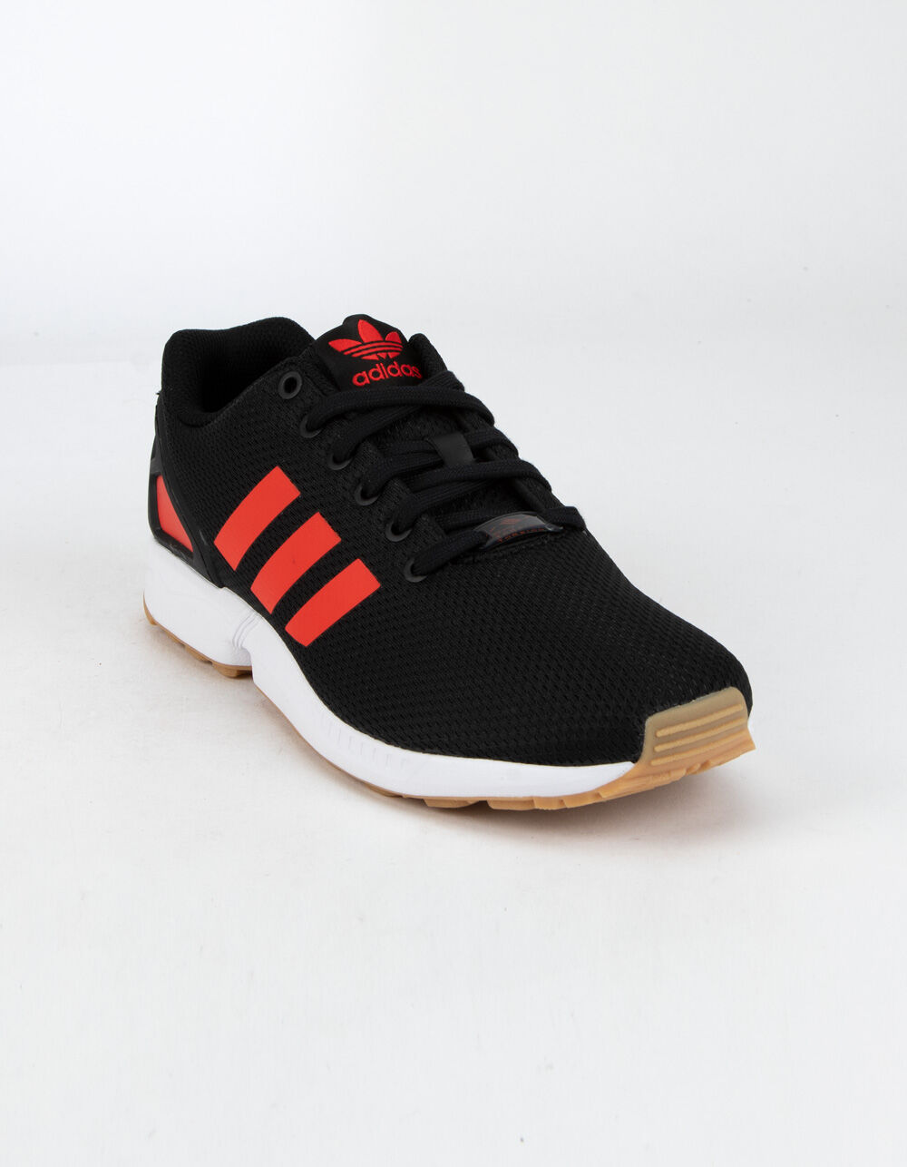 ADIDAS ZX Flux Black & Red Shoes image number 1