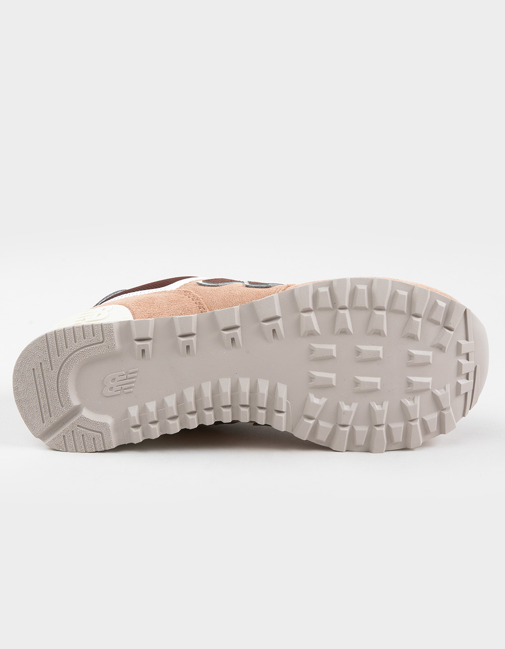 NEW BALANCE 574 Womens Shoes - BEIGE/CHOC