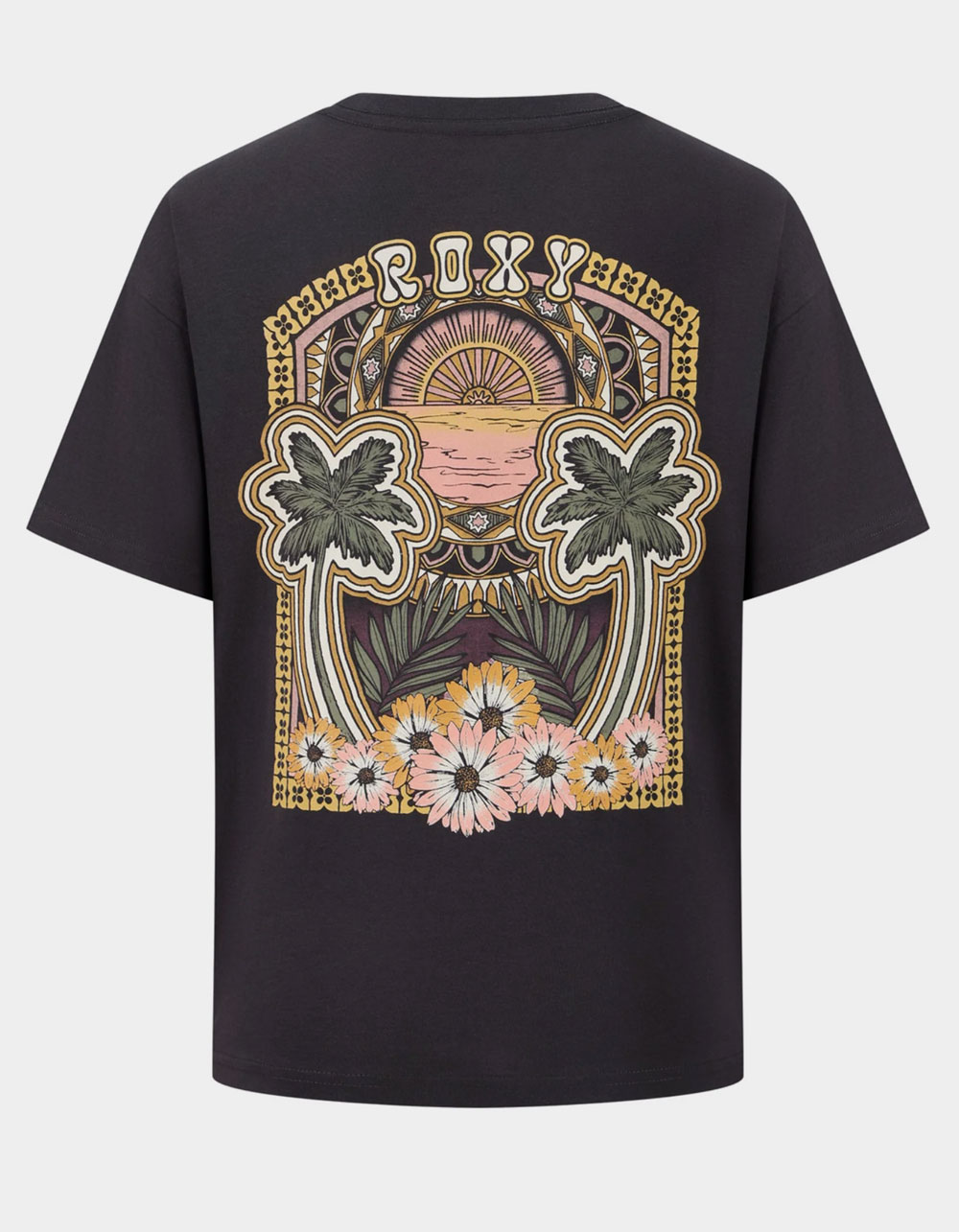 ROXY Morockin Girls Boyfriend Tee - BLACK