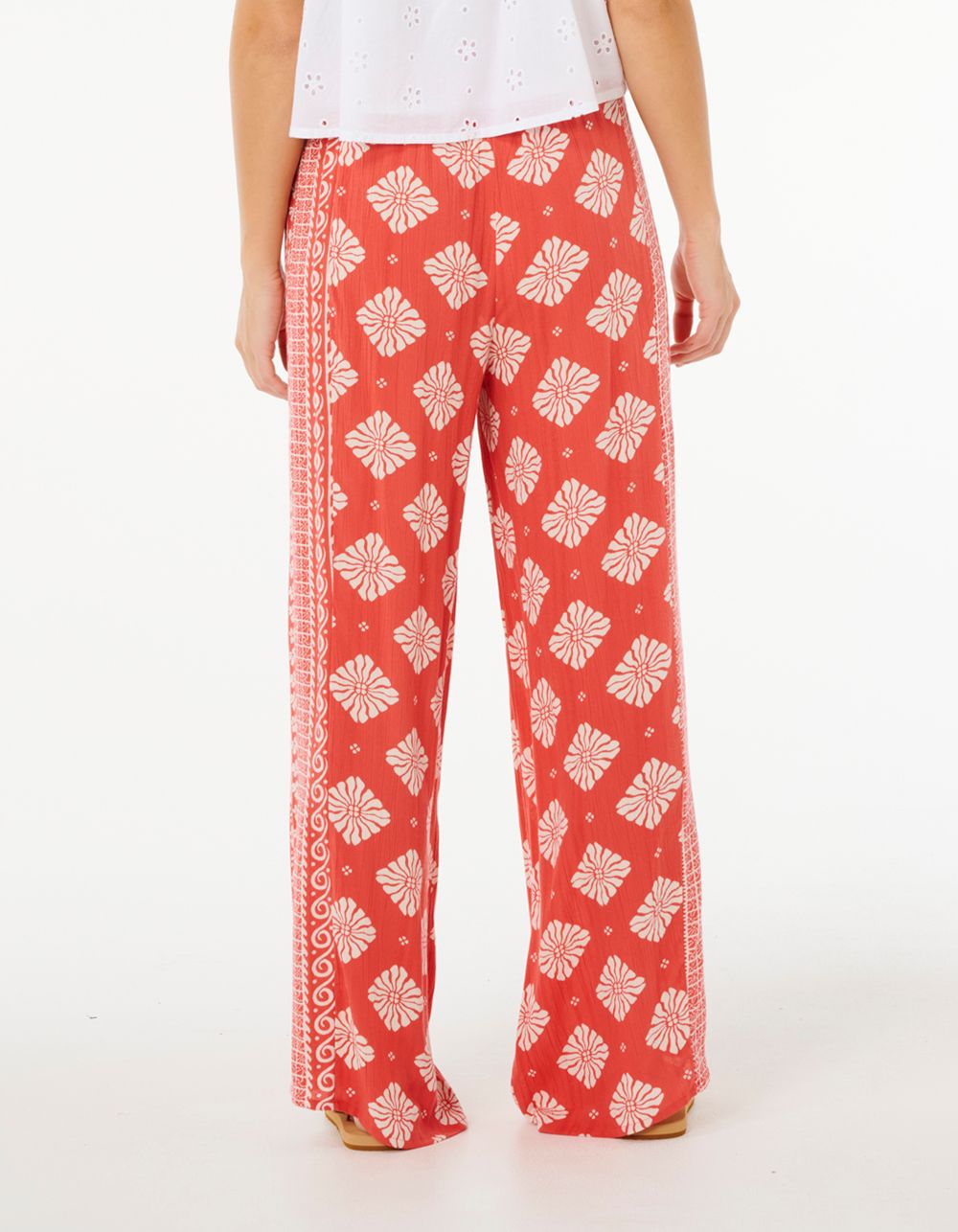 RIP CURL Ventura Wide Leg Womens Pants - RED