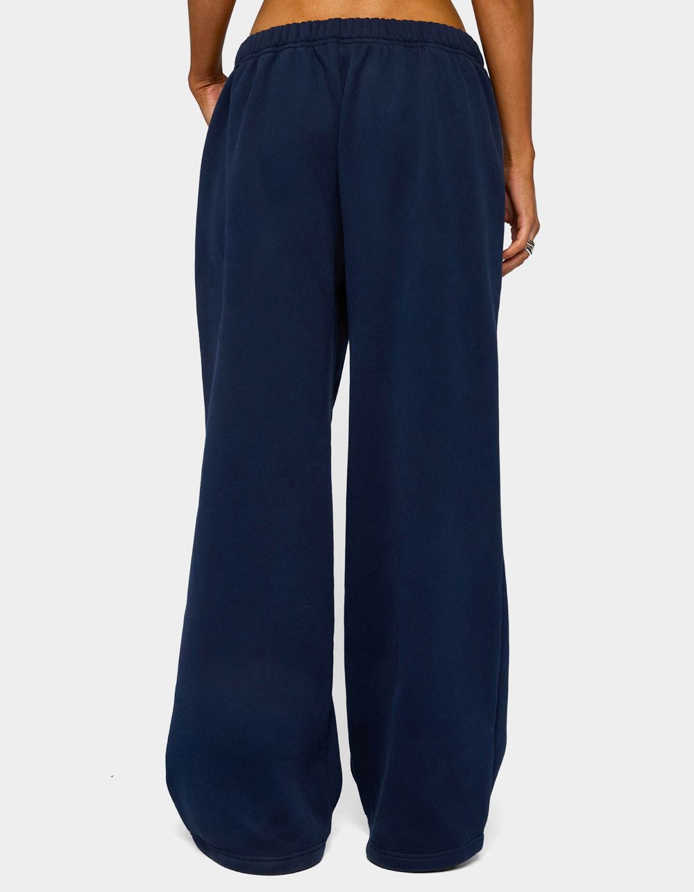 Edikted Crush Sweatpants - NAVY