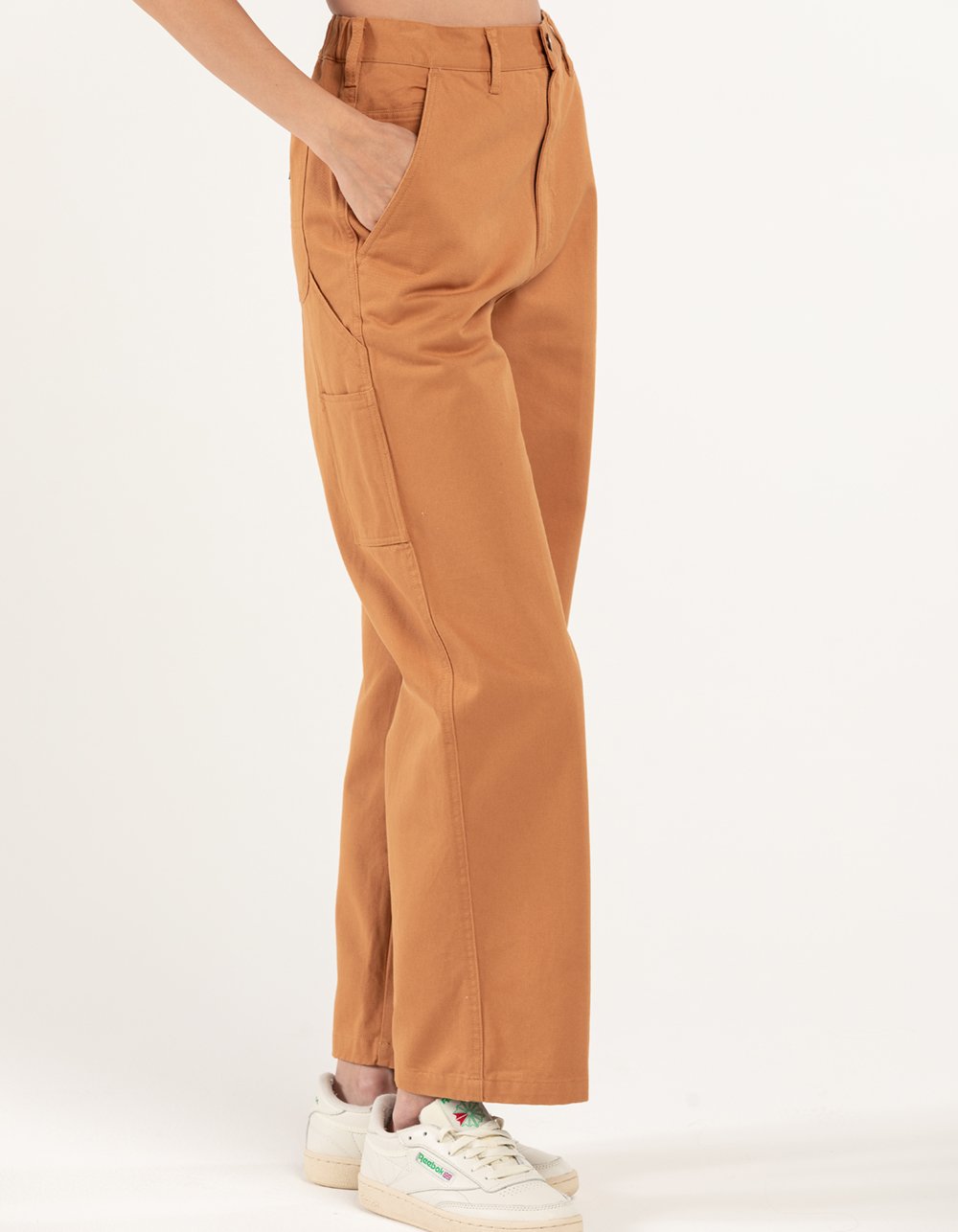 OBEY Brighton Womens Carpenter Pants - LIGHT BROWN