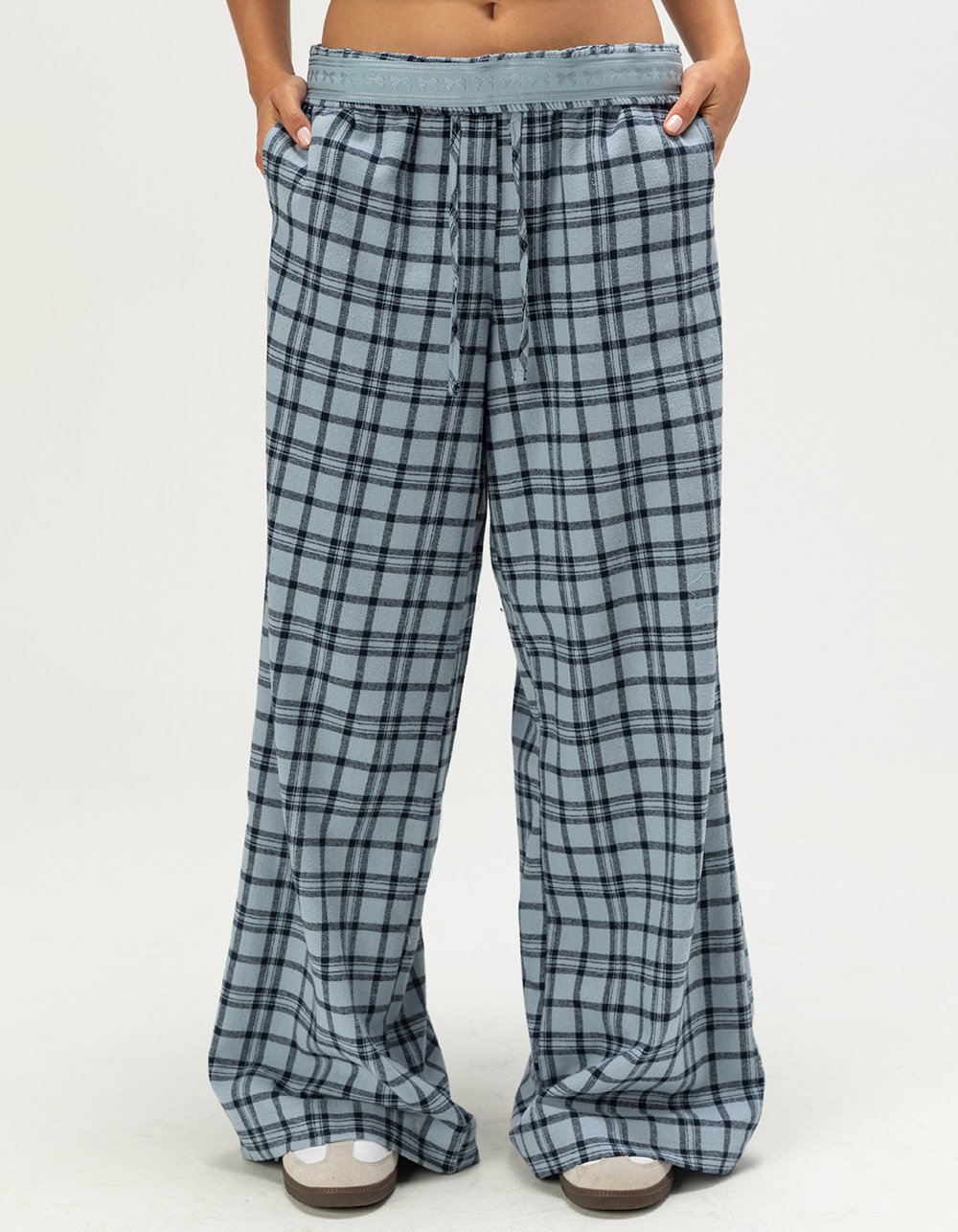 FULL TILT Womens Pajama Pants - BLUE COMBO