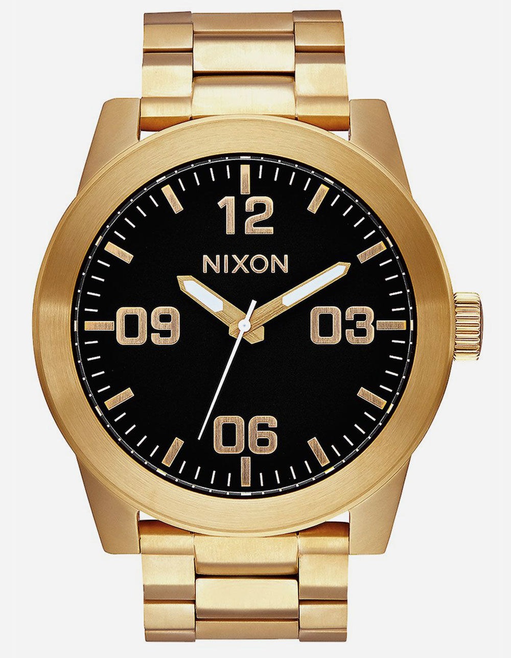 NIXON Corporal SS Black & Gold Watch image number 0