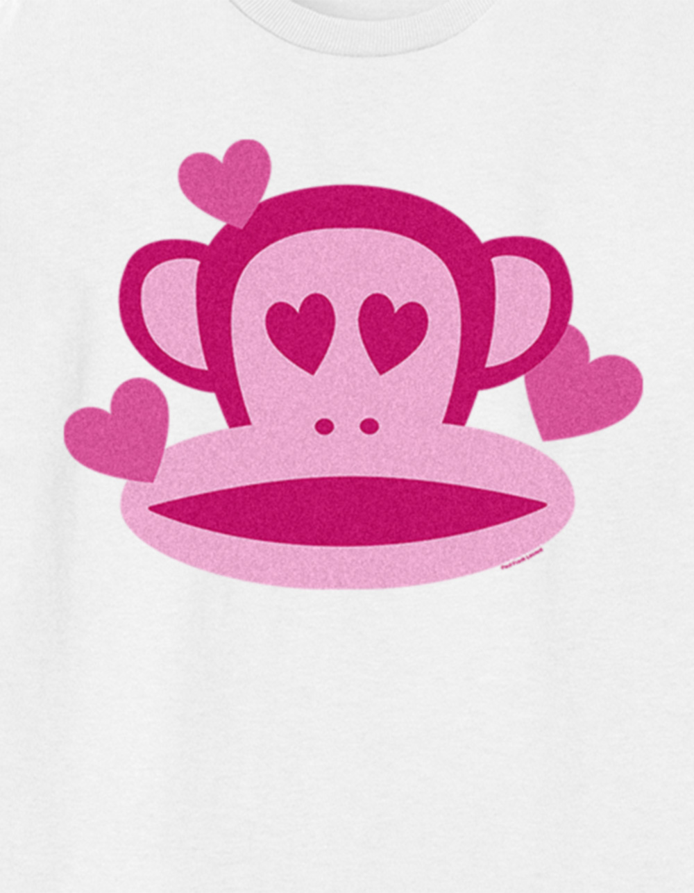 PAUL FRANK Heart Unisex Kids Tee - WHITE