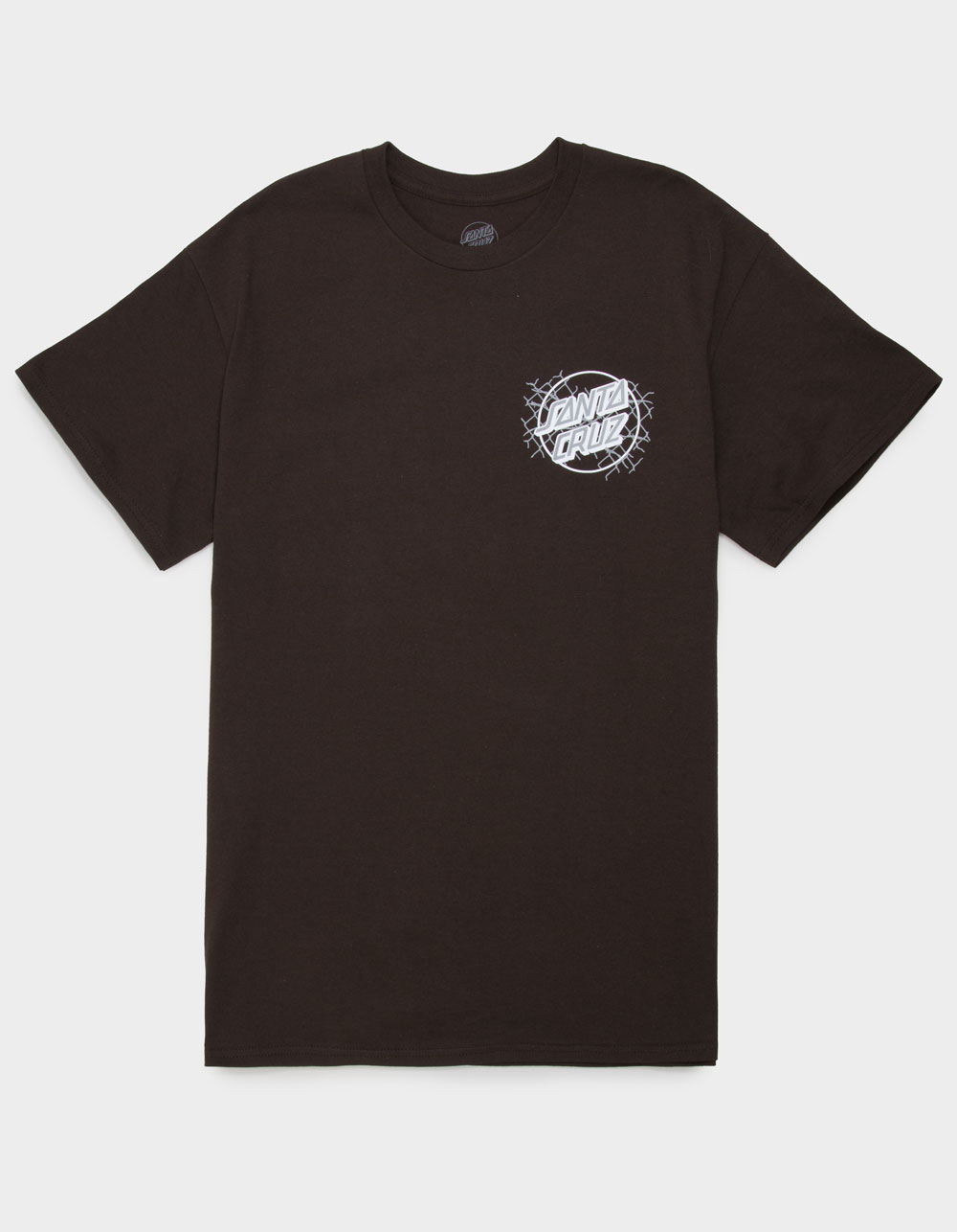 SANTA CRUZ Spot Barbed Dot Mens Tee - CHOCOLATE