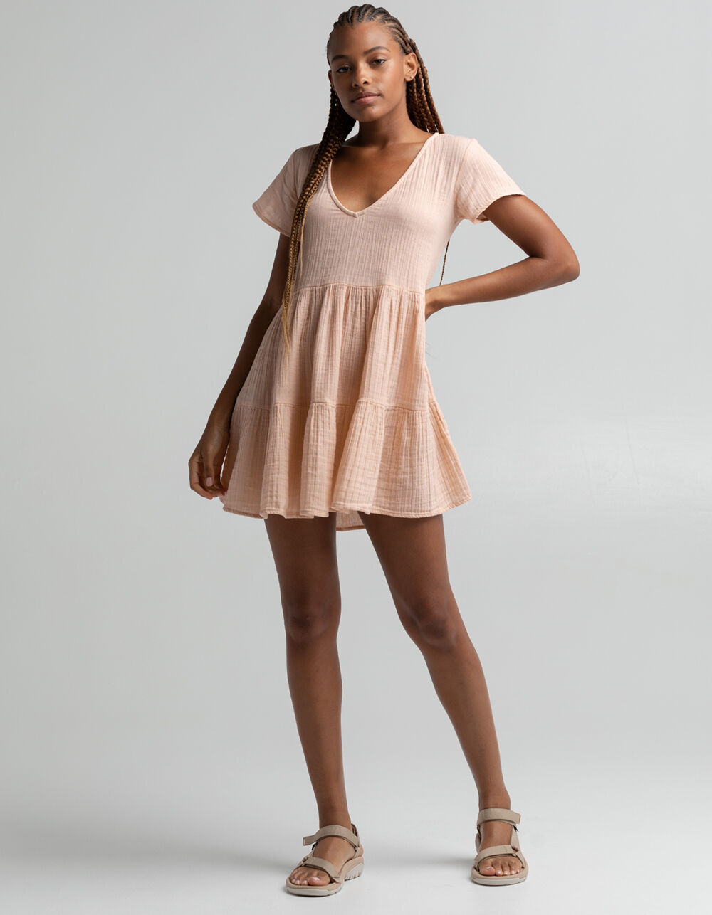 RIP CURL Premium Surf Dress DUSTY PINK Tillys