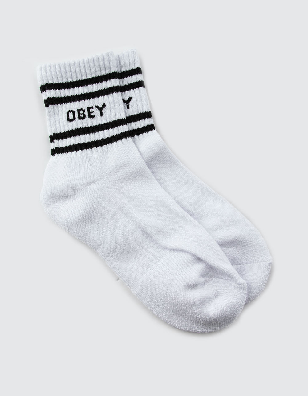 OBEY Coop Womens Black & White Socks - BLACK/WHITE | Tillys