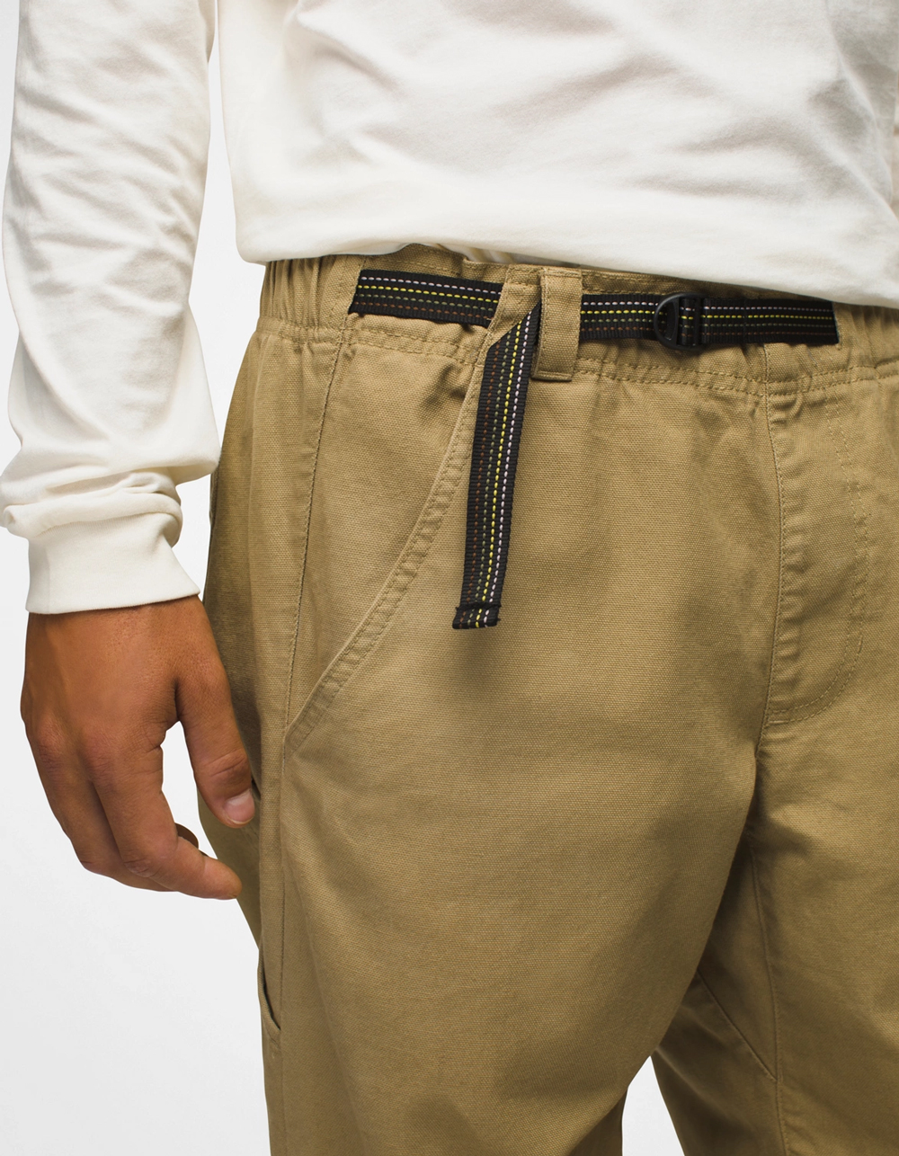 PRANA Voyaged Mens Relaxed Straight Pants - TAN