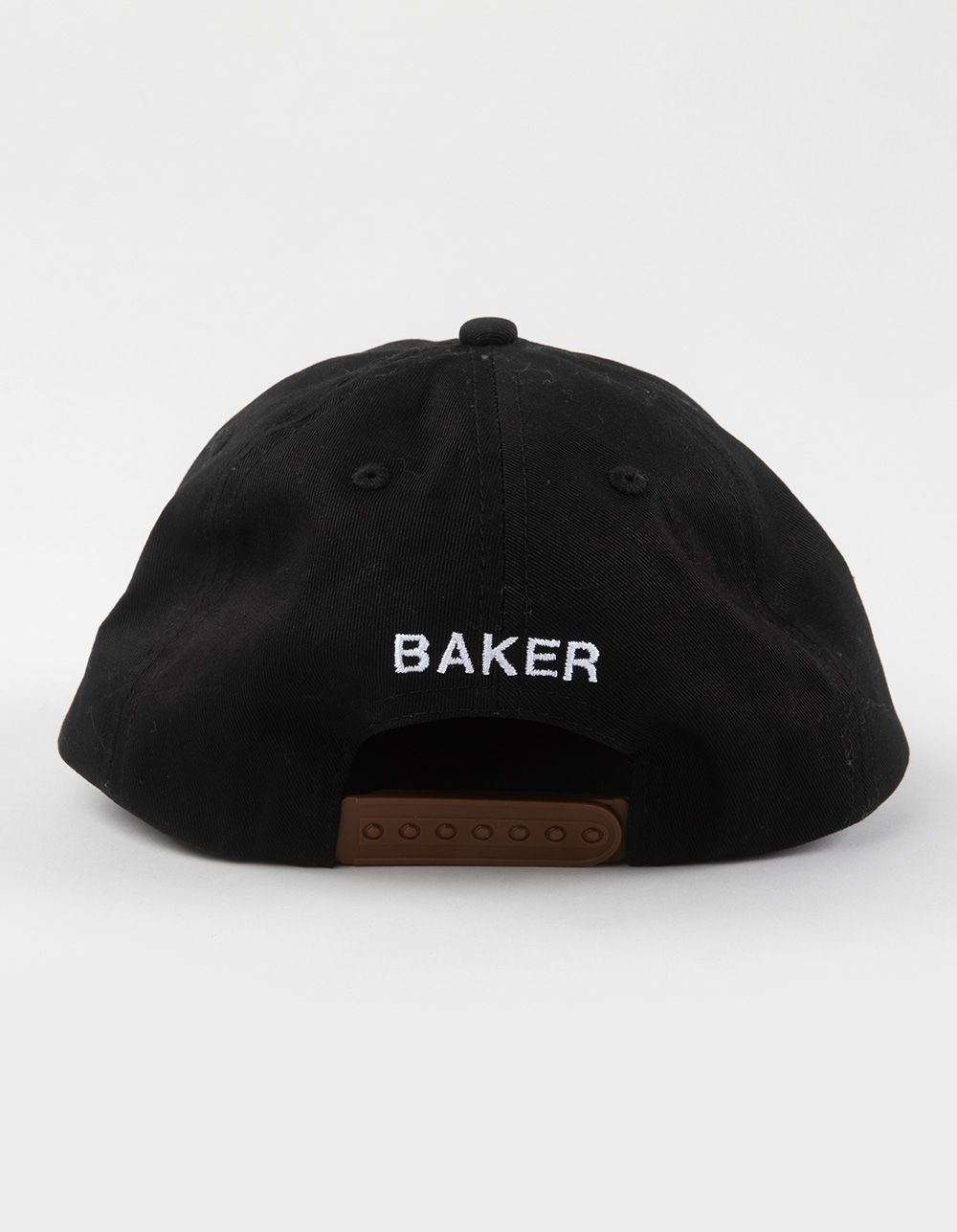 BAKER SKATEBOARDS Capital B Snapback Hat - BLACK/BROWN