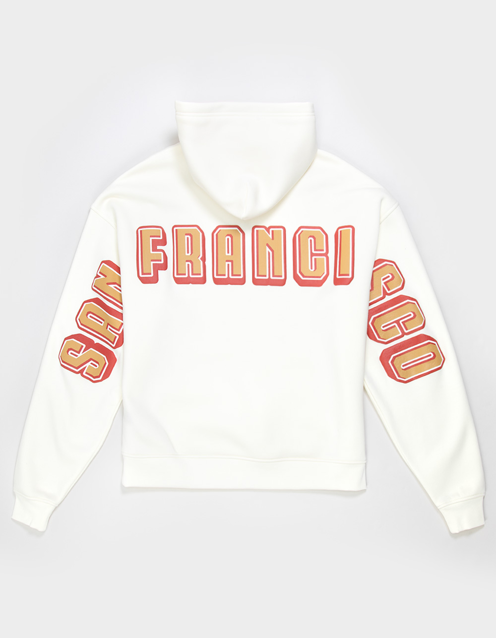 THE WILD COLLECTIVE San Francisco 49ers Mens Hoodie - CREAM