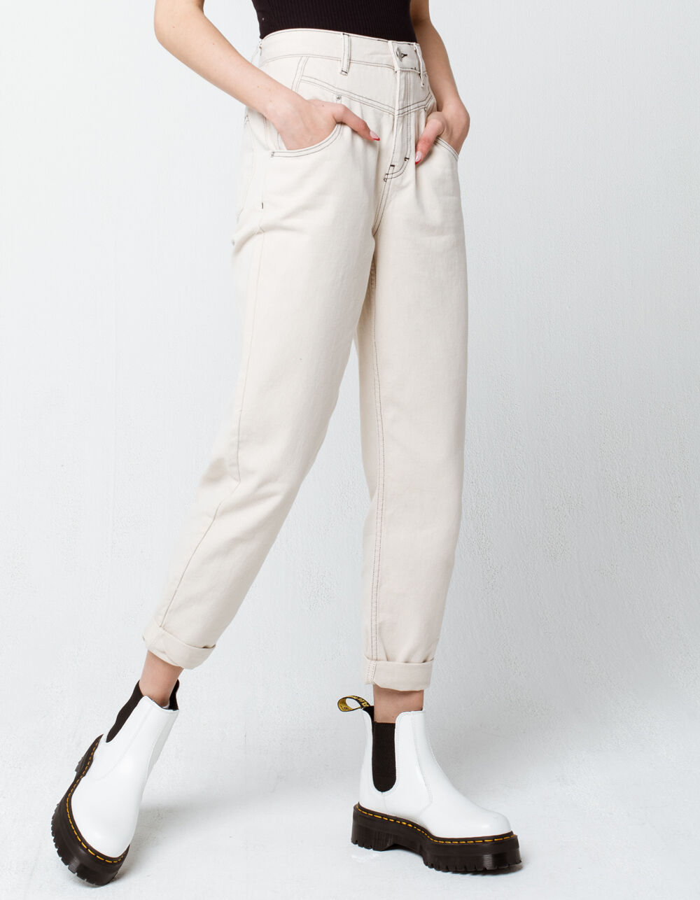 BDG Urban Outfitters 80s Seamed Womens Mom Jeans image number 2