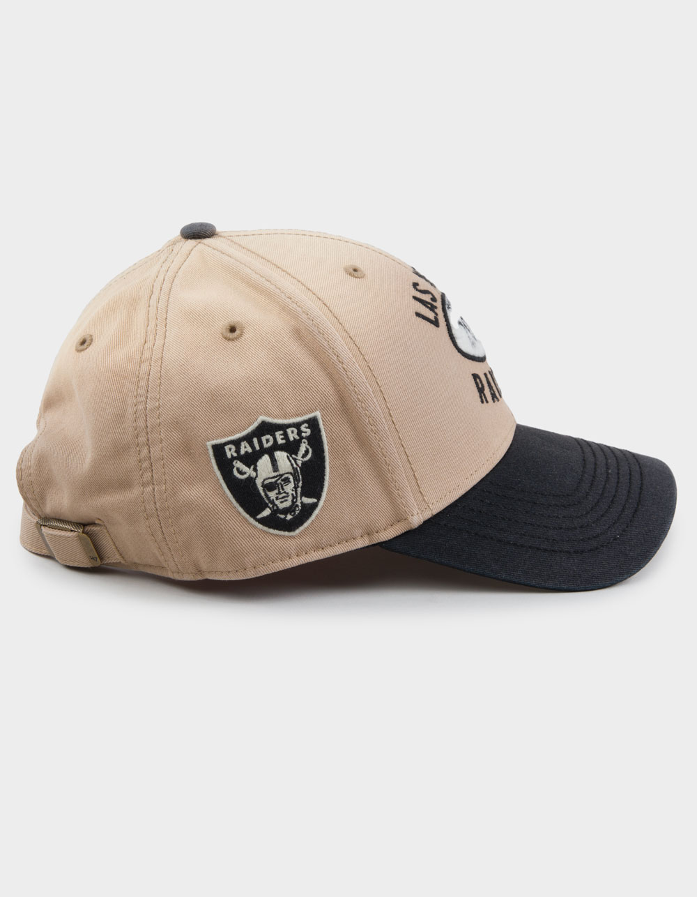 47 BRAND Las Vegas Raiders Dusted Abilene '47 MVP Strapback Hat - KHAKI