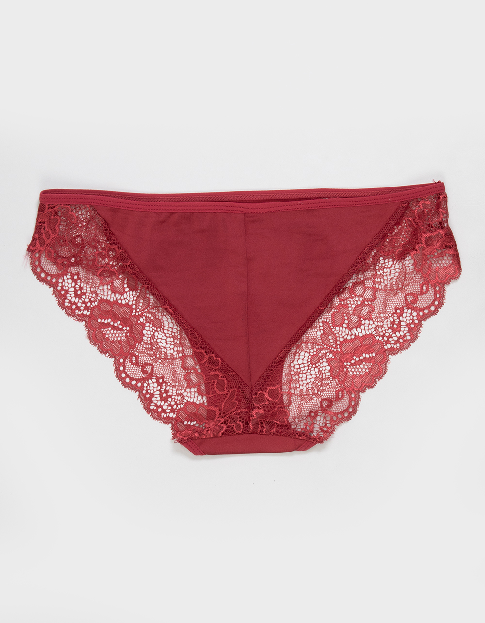 FULL TILT Micro Lace Bikini Panties - RED